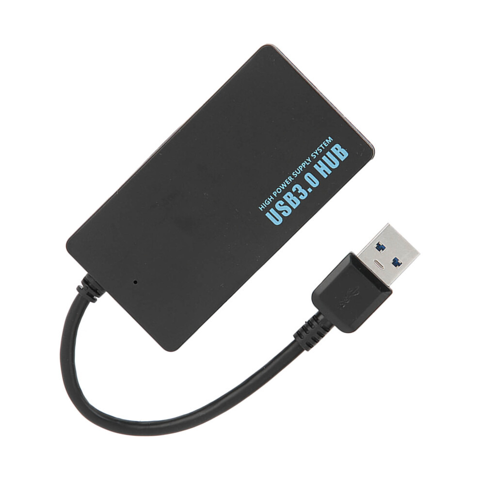 Usb 3.0 Hub 4 Ports Fast 5Gbps Data Transmission High Speed Splitter Black 9461375455016