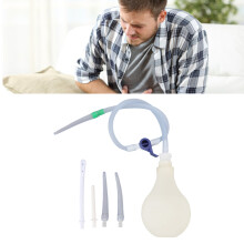 320ml Silikon-Simplypumpe mit großem Fassungsvermögen, gebogener, weicher Kopf, Vaginal- und Anus-Reiniger