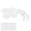 100 Sets Blanko-Abzeichen-Set, 25 mm, transparent, 2