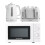 Hamilton Beach Diamond Kettle, Toaster & Standard Microwave Set, by Hamilton Beach 1