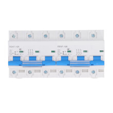 Interruptor de proteção contra fuga de corrente para controle e proteção de redes de distribuição de baixa tensão. Material retardante de