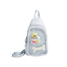 Sac à dos à bandoulière transparent Itabag, sac à -Paquet bleu