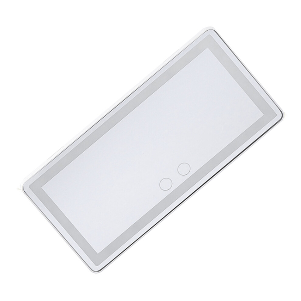 Rechargeable Car Sun Visor Vanity Mirror With Led 10.2" Light/Black 7901381201907