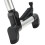 Foldable Aluminum Guitar Stand with Silicone Padding, Silver 4