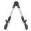Foldable Aluminum Guitar Stand with Silicone Padding, Silver 9