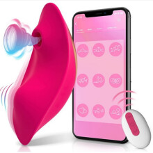 Vibratorer med flagrende funktion, bærbar trussevibrator med innovative flagrende og vibrerende tilstande til forskellige fornemmelser, app-styret
