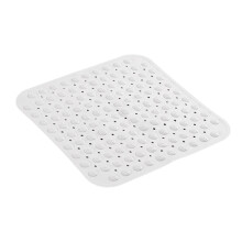 Douchemat met sterke zuignappen, antisliptextuur voor optimale veiligheid, antislip en sneldrogende badmat met afvoergaten, gezondheidsbewust.
