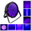 Φώτα Par Led Uva Level, Φως Σκηνής LED Rgb Υψηλής Απόδοσης 12x3w, Φώτα Par με Μπαταρία για 2