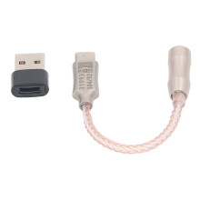 USB zu 3,5 mm DAC Kabel, Kupferlegierung, störungsfreier Klang, Type-C Adapter