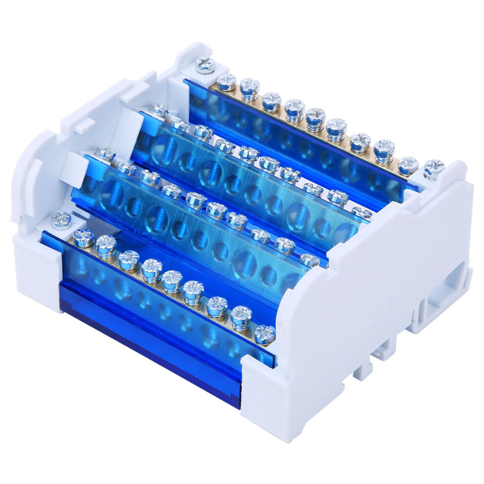 411 Terminal Block Distribution Box Din Rail 4-Level Single Phase Electrical 5001382700330