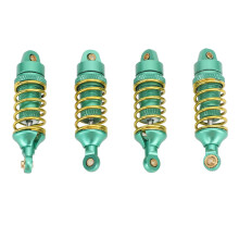 4 Stück Aluminiumlegierung RC-Auto Stoßdämpfer für 1/16 Maßstab, Grün