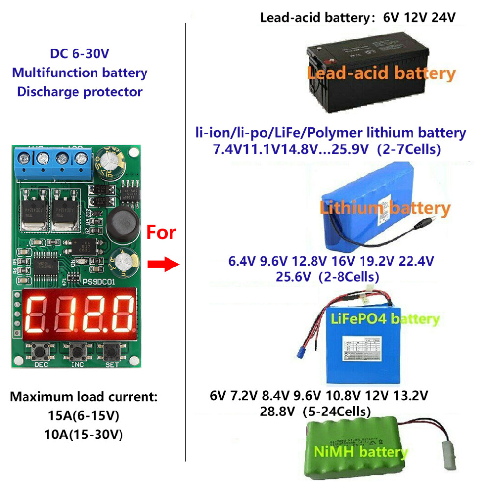 Batterieentladeschutzmodul Multifunktional Fã¼R 7751901428273