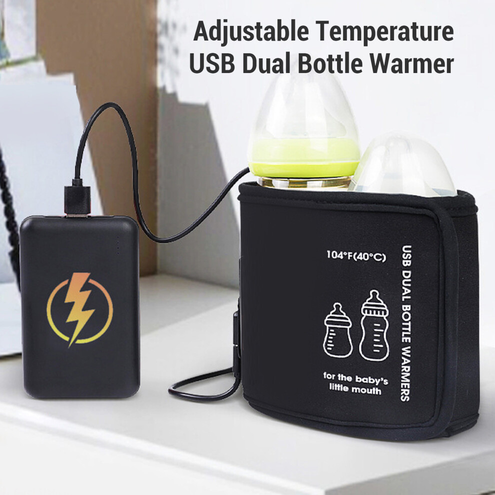 USB-Doppelflaschenwärmer, konstante Temperatur,