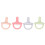 4PCS Brust Wie Schnuller Haut Textur Silikon 1