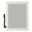 Weißes gehärtetes Glas Touchscreen-Panel iOS 3/4 2