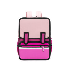 Fun 3D Designs Backpack For Kids School Bag Daypack For-Pink