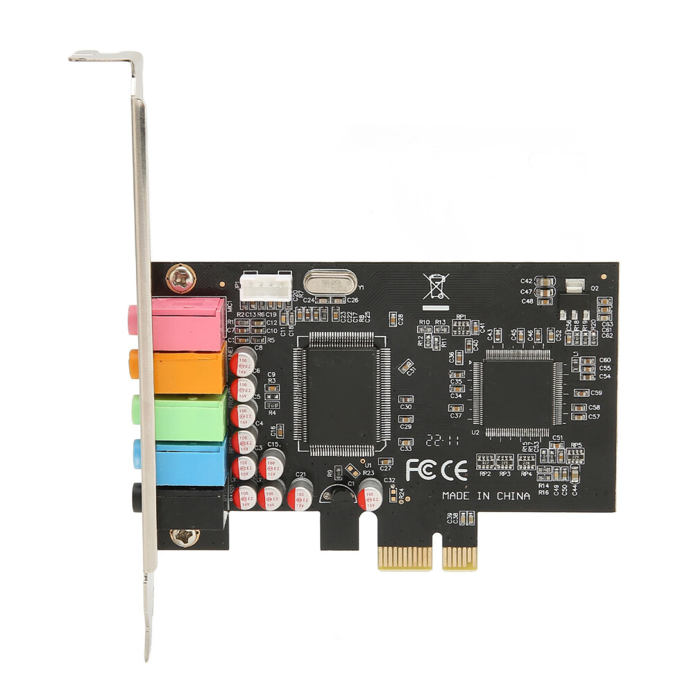 Pcie 5.1 Sound Card 6 Channel Surround 24Bit 48Khz Pci Express 4301374165613