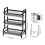 (Three-layer) A Large Three-Tier Kitchen Storage Rack - Efficient Drainage, Equipped with a Utensil Holder, Cutting Board Rack, And 1