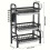 (Three-layer) A Large Three-Tier Kitchen Storage Rack - Efficient Drainage, Equipped with a Utensil Holder, Cutting Board Rack, And 5