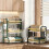 (Three-layer) A Large Three-Tier Kitchen Storage Rack - Efficient Drainage, Equipped with a Utensil Holder, Cutting Board Rack, And 7