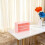 (Pink) Multifunctional Plastic Desktop Organizer with Drawers - Heavy-Duty Drawer Storage Box, Compact Space-Saving Suitable 2