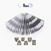 (5pcs Silvery) 5pcs/8pcs, Creative and Cute Filter Paper Set. Each Pack Contains 50 Sheets, Individually Packaged, and Can Be Used