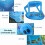 Portable And Practical Center Pocket Designed Pool Float, Ergonomically Crafted With Inflatable Sea Creature Friends For Endless Fun 5