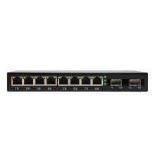 2.5G Ports High Speed Network Switch Metal Fanless Design Easy Maintenance Ethernet Device For Broad Application In Gaming And Office Setups