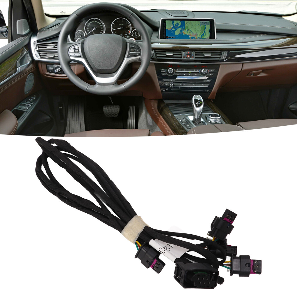 Rear Bumper Pdc Wiring Harness Repair Set For F15 X5 2014-2018 Black 8401381207972