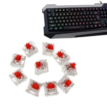 Linear Switch 3Pin Red Switches for Mechanical Keyboard MX Cherry MX Clone Switches Transparent Housing
