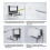 Metal Power Bracket Space Saving Holder for Star Link Gen 3 Router Easy Installation Wall/Table Mount Enhancing Coverage 4