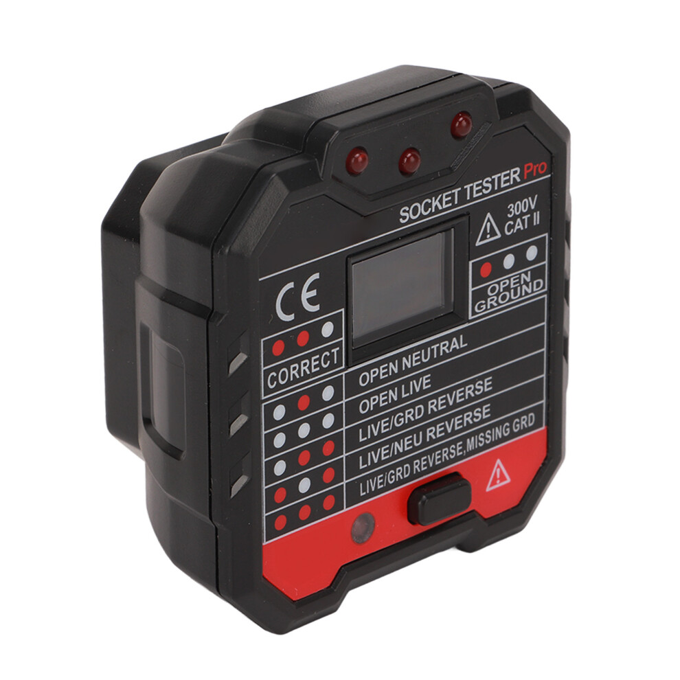 Socket Outlet Tester Phase & Polarity Detector Electrical Voltage Checker 48~ 6931372687602