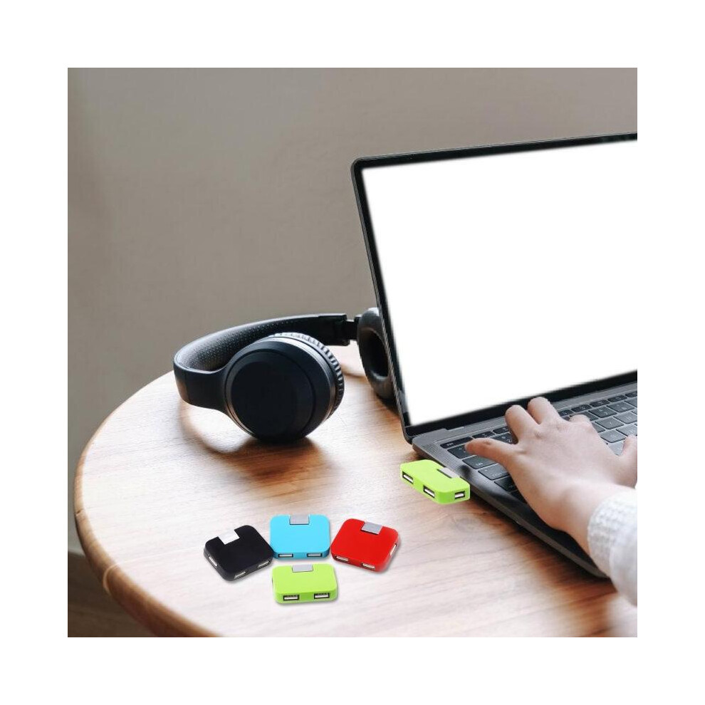 4Pcs Space Saving Usb2.0 Splitter Foldable Usb Hub 4 Port Expander Adapter For Convenient Use In Various Environment 6935161556568