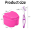 Bath Storage Box 2 Pack Denture Bath Case Cup Retainer Cleaner Holder Case False Teeth Soaking Container 6