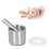 Dual Structure Design Mortar Pestle, Stainless Steel Heavy Duty Grinder for Practical Kitchen Tasks 2