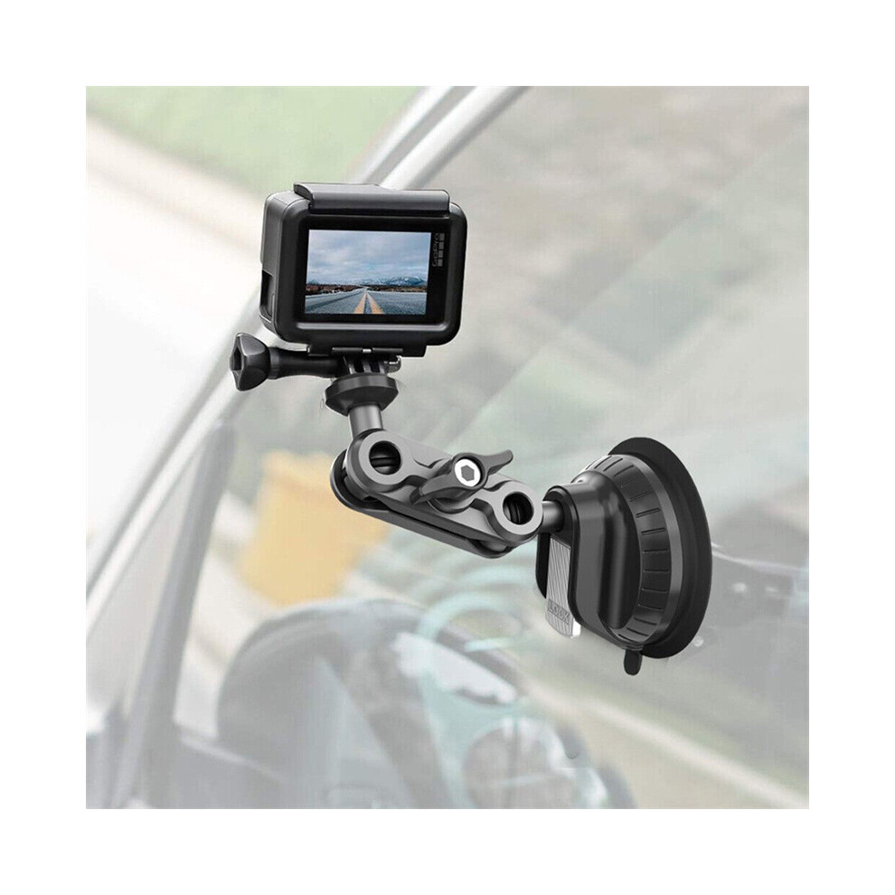 Action Camera Dash Cam Phone Car Mount Car Suction Cup Phone Action Camera Holder 1/4 Inch For Insta360 For Osmo Action Camera 6935161547979