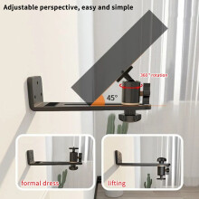 Portable Projector Bracket 360 Rotatable Wall Mount Beamer Holder Universal 1/4 Screw For XGIMI JMGO Dangbei Projector Stand