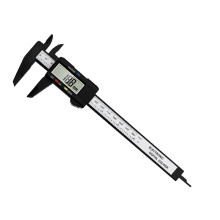 Black Digital Caliper 150mm with LCD Display, Easy Reading