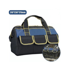 Thickened Oxford Cloth Electrician Tool Bag 31x17x23cm Black