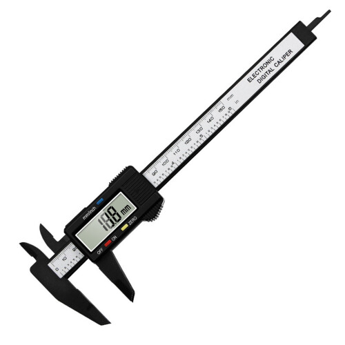 Black Digital Caliper 150mm with LCD Display, Easy Reading 1