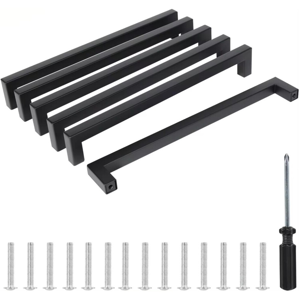 224Mm Black Stainless Steel Kitchen Door Cabinet Handle Pull Knob Cabinet Knobs Wardrobe Furniture Cupboard Drawer Handle 6935161543957