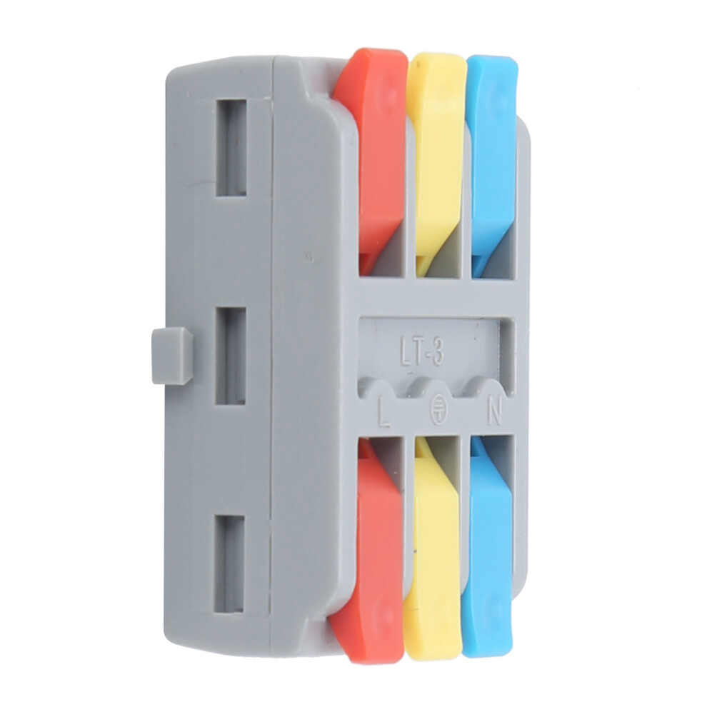 2Pcs Draht Block Clamp Terminal 3Position PushType