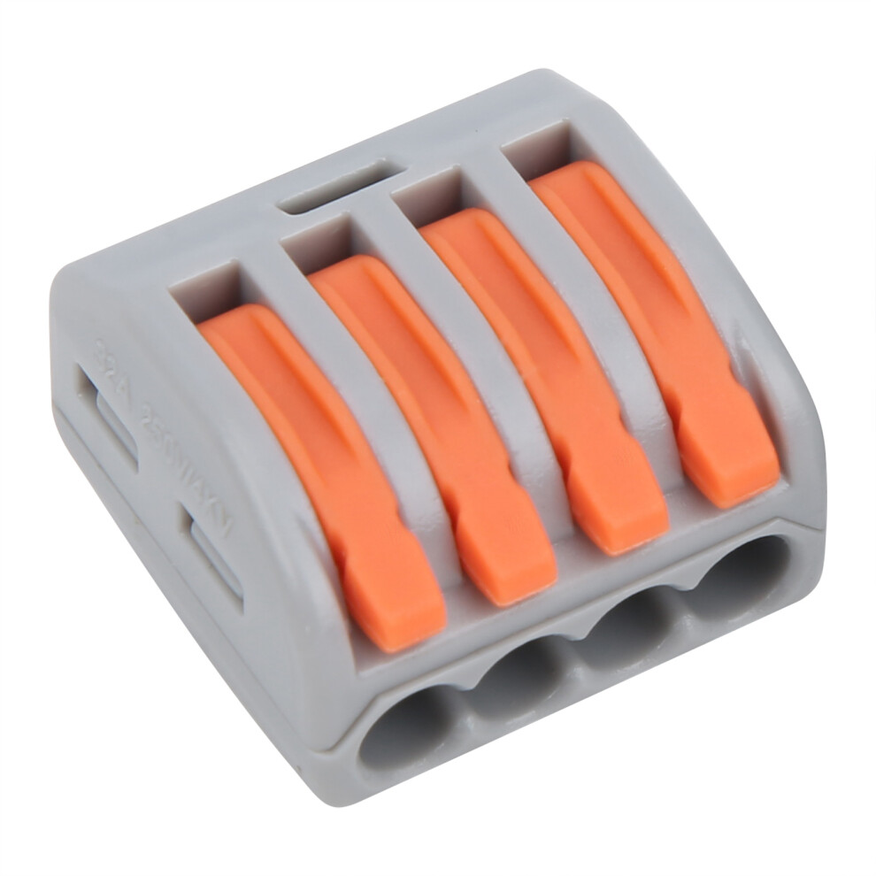 Mini Pct-214 Push Wire Connectors - 50Pcs Flame-Retardant Blocks 8741379527621
