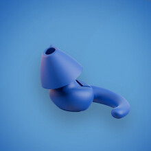 Dark Blue Soft Silicone Waterproof Earplugs for Sleep, Swimming & Noise Reduction