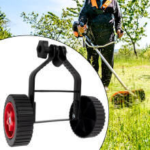 Bürstenschneider-Radsets für Mähwartung Gartenarbeit Gras-Stringtrimmer Metall verstellbare Schneider-Förderräder Teile