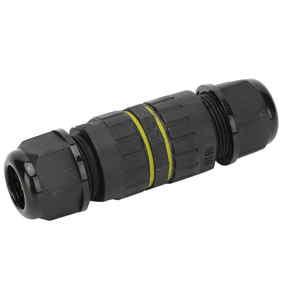 Ip68 Waterproof Connector M16-3P 3-Core Outdoor Cable Joint 0.5-1.5Mmâ² 4951379003597