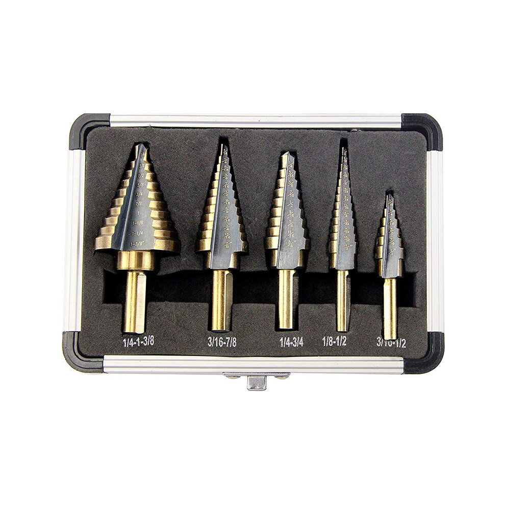 5-teiliges Stufenbohrer-Set, professioneller