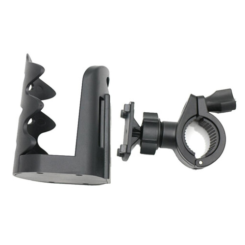 Black ABS Motorcycle Handlebar Drink Bottle Cup Holder Stand 1