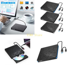 K32C Disc Reader External Drive Reader USB3.0 Type C Adapter For Multiple Devices