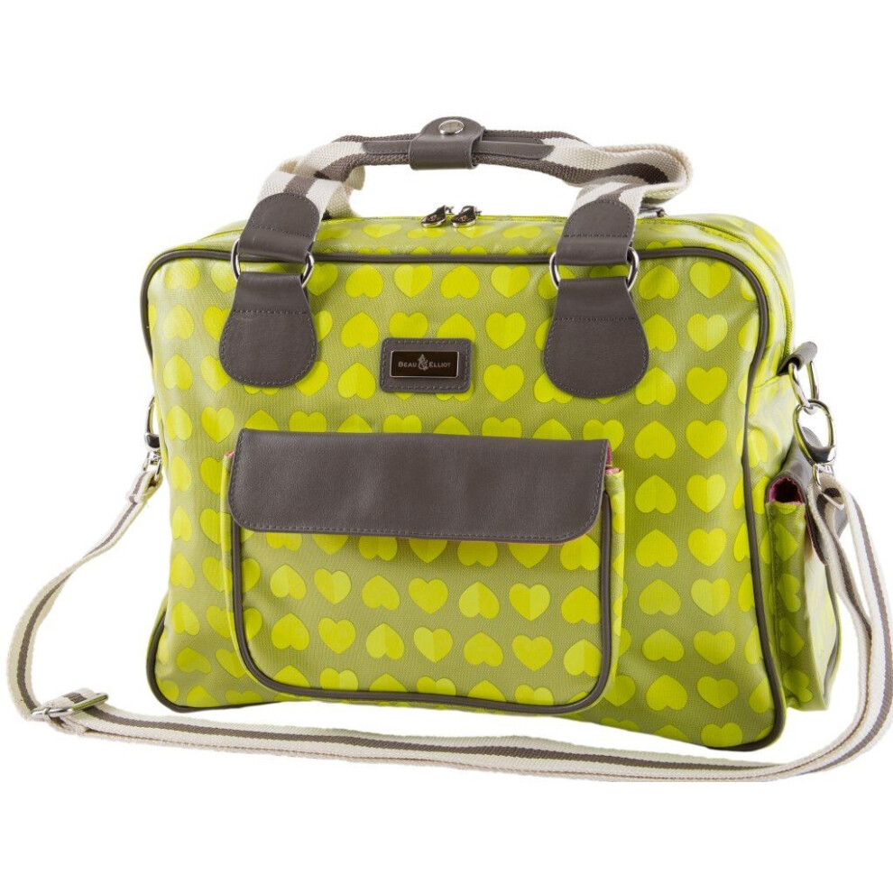 Confetti Baby Changing Bag (Lime) Beau & Elliot